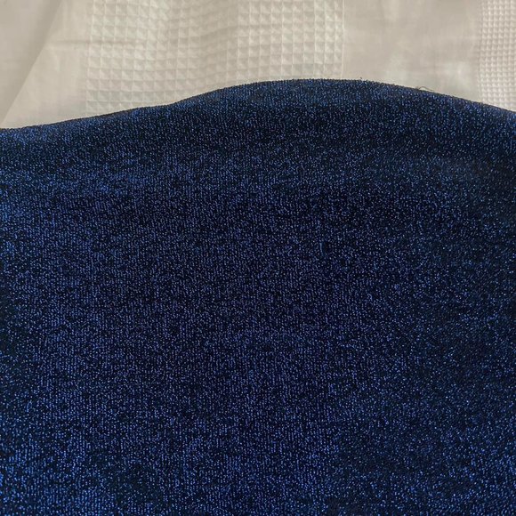 Sparkly Blue Target Tube Top - Picture 5 of 6